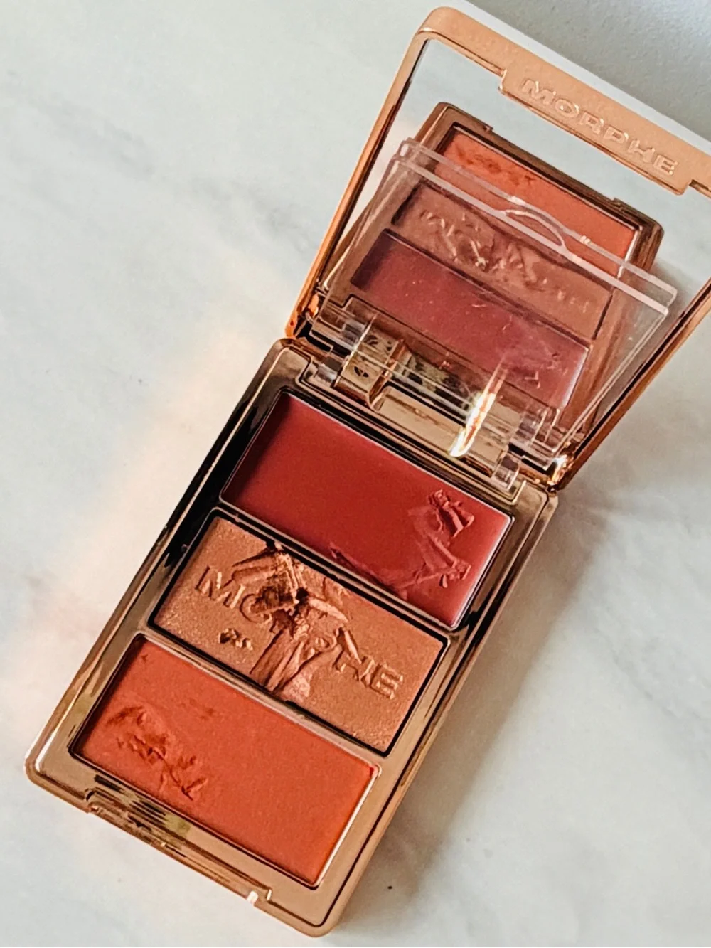 Morphe Cheek Thrills Trio Cream-to-Powder Blush Palette - Yacht Day